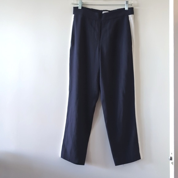 Aritzia Babaton blue straight leg high waist throusers size 4 - Picture 3 of 10